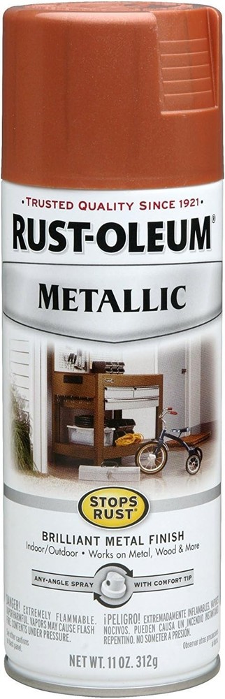 Stops Rust Metallic Spray Paint, 11 oz, Silver Metallic, 3 Pack
