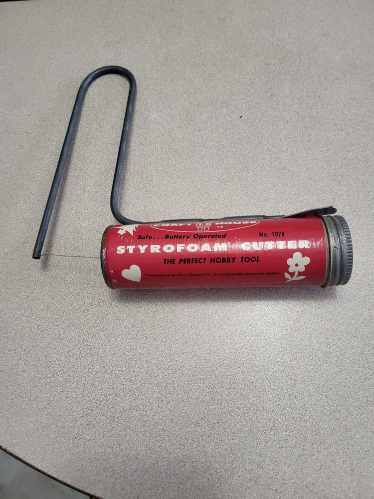 Vintage  Styrofoam Cutter No 1978 Nice