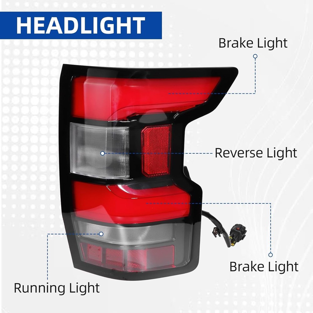 LED Tail Light Assembly For 2022-2024 Nissan Frontier Rear Lamp Left Driver Side