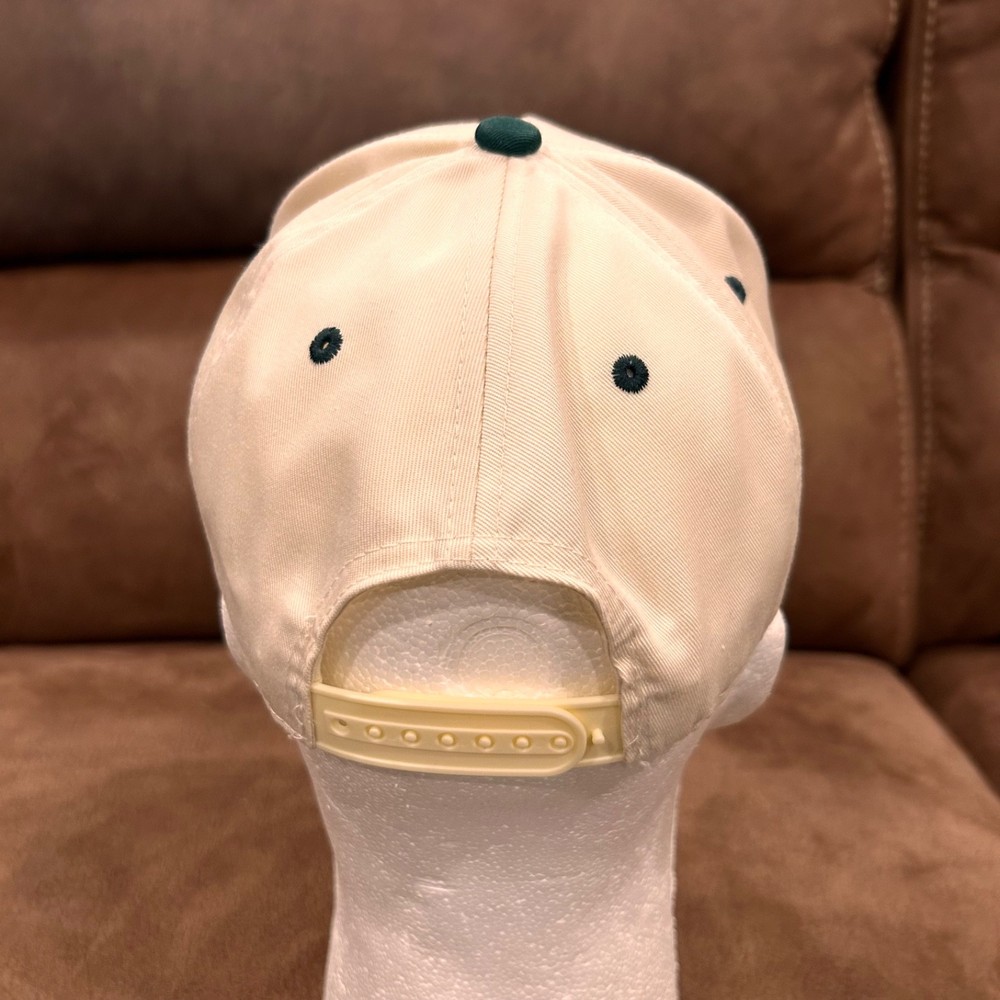 Irish Goodbye Expert ~ Green/Beige Canvas Snapback Hat - Adjustable