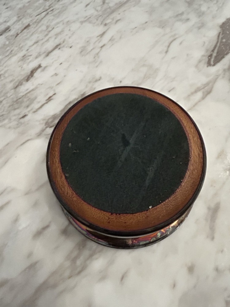 Reed & Barton Silverplate Wine Holder With Wood Base
