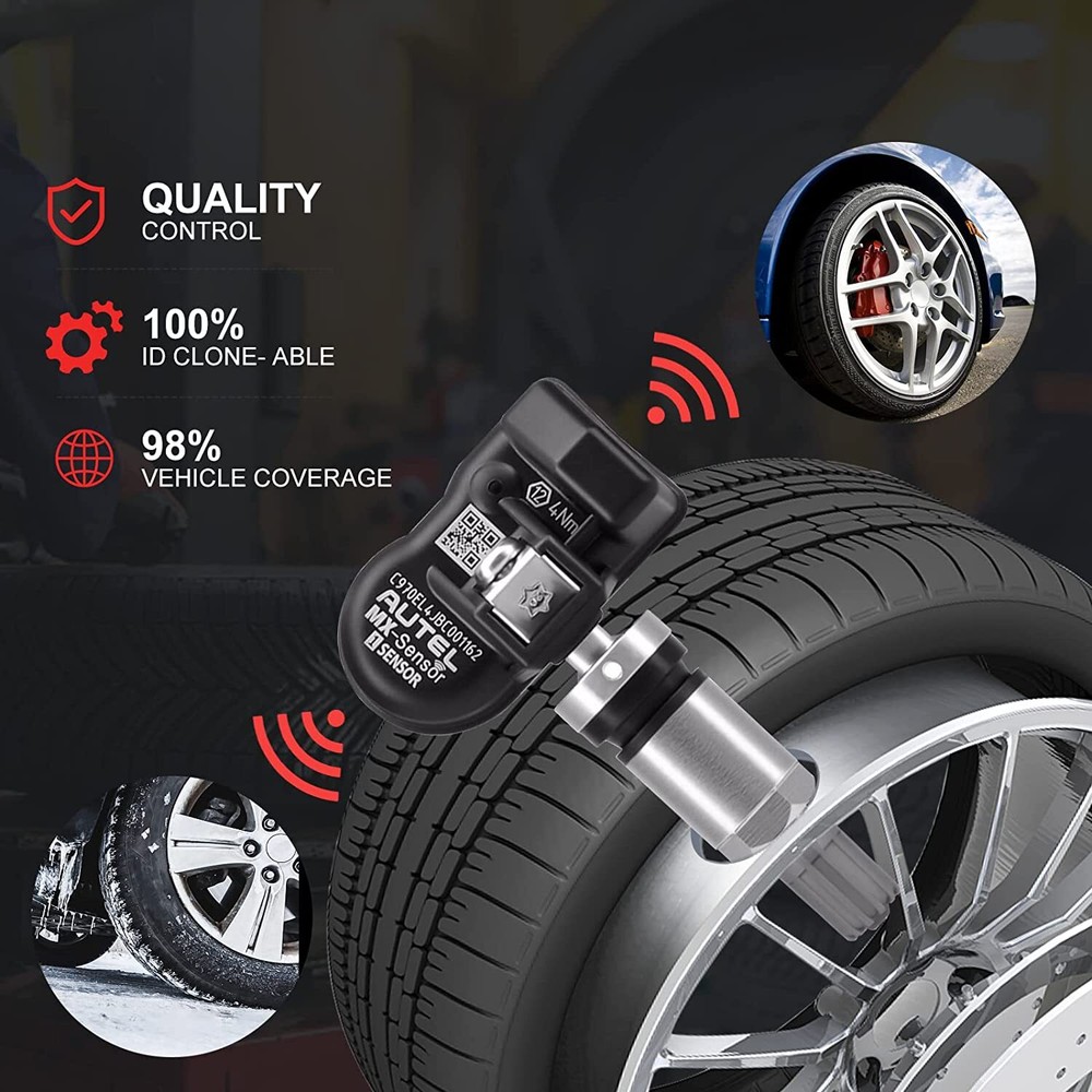 Autel MX-Sensor 2 in 1 Programmable TPMS Sensor for Tire Pressure Tool Universal