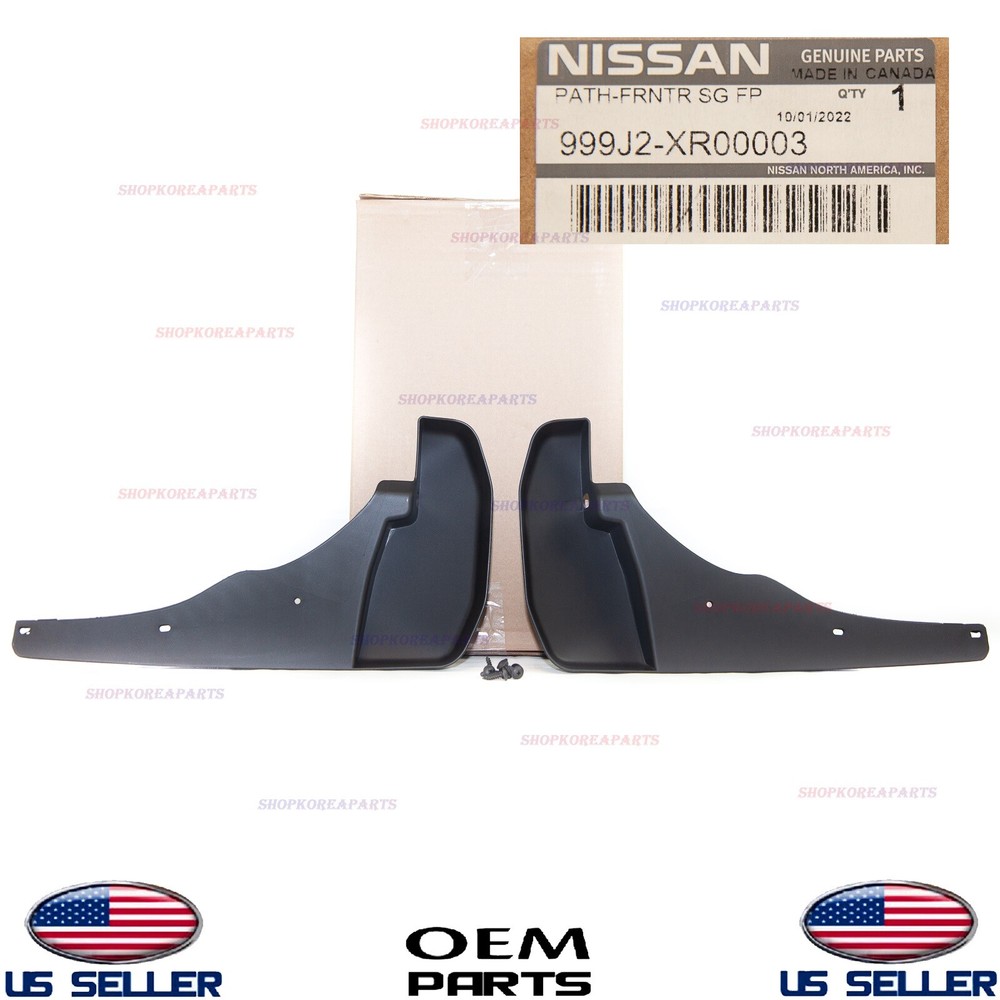 Mud Guards Flaps Splash Shield Front 2pcs ⭐OEM⭐ Pathfinder 05-12 Frontier 07-21
