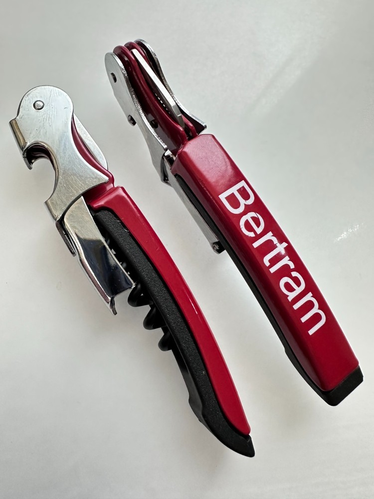 (2) BERTRAM Waiters Corkscrew Wine Key Bottle Opener