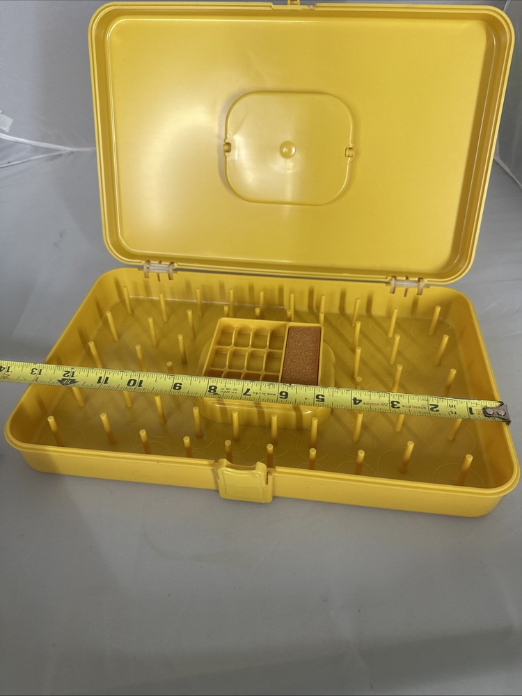 VTG Wilson Wil-Hold Sewing Box Thread/Bobbin Holders