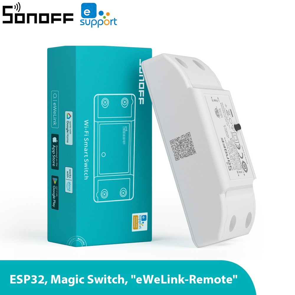 SONOFF BASICR4 DIY Switch WiFi Smart Light Switch ESP32 Chip eWeLink APP Control