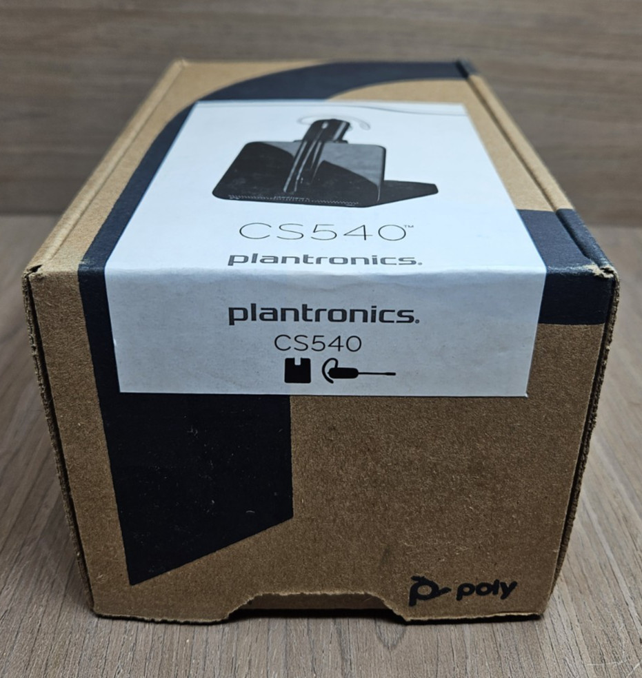 PLANTRONICS Poly CS540 Wireless DECT Headset Black New