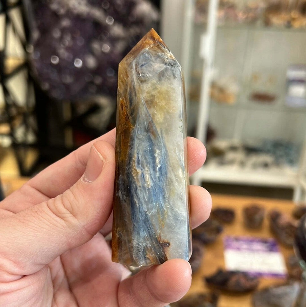 Blue Kyanite Tower L