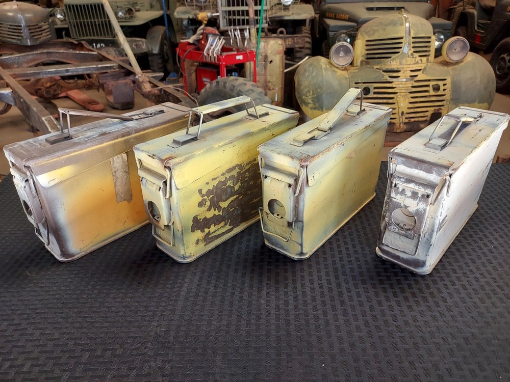 Four Quantity - 30 Cal ammo cans