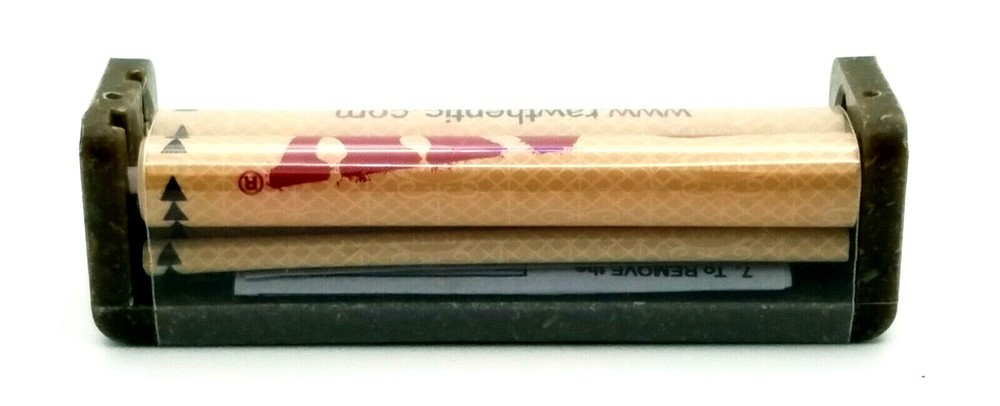 RAW Hemp Plastic Cigarette Rolling Machine 79MM Roller (4 Pack)