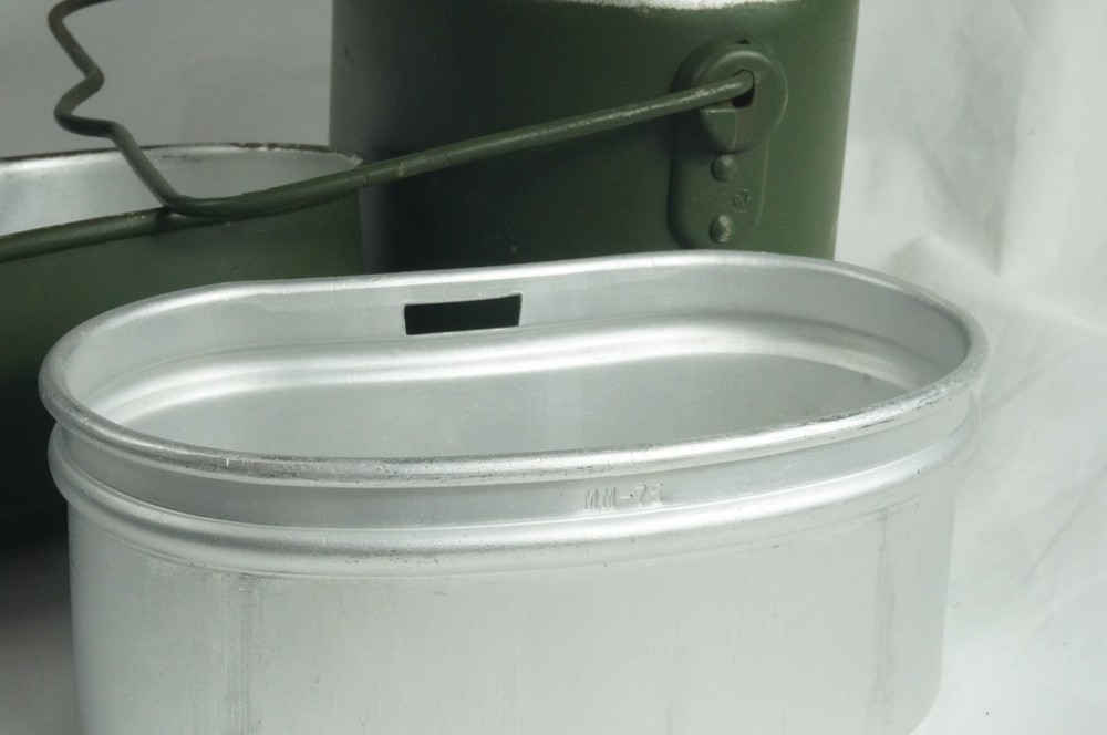 Post WW2 West German 3-pc Mess Kit by HSZ & MM