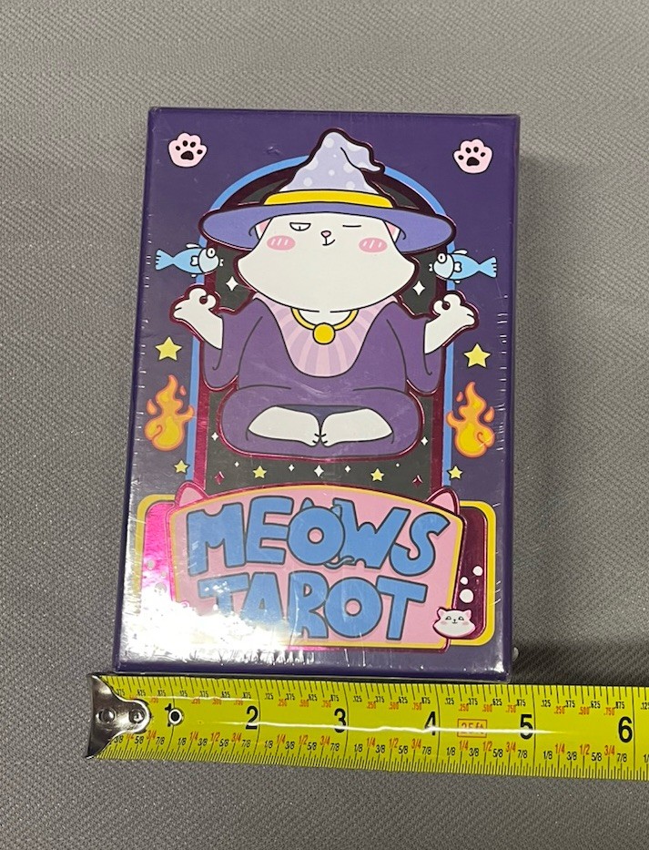 Meow’s Tarot Card Deck with Guidebook 78 Cards for Beginners