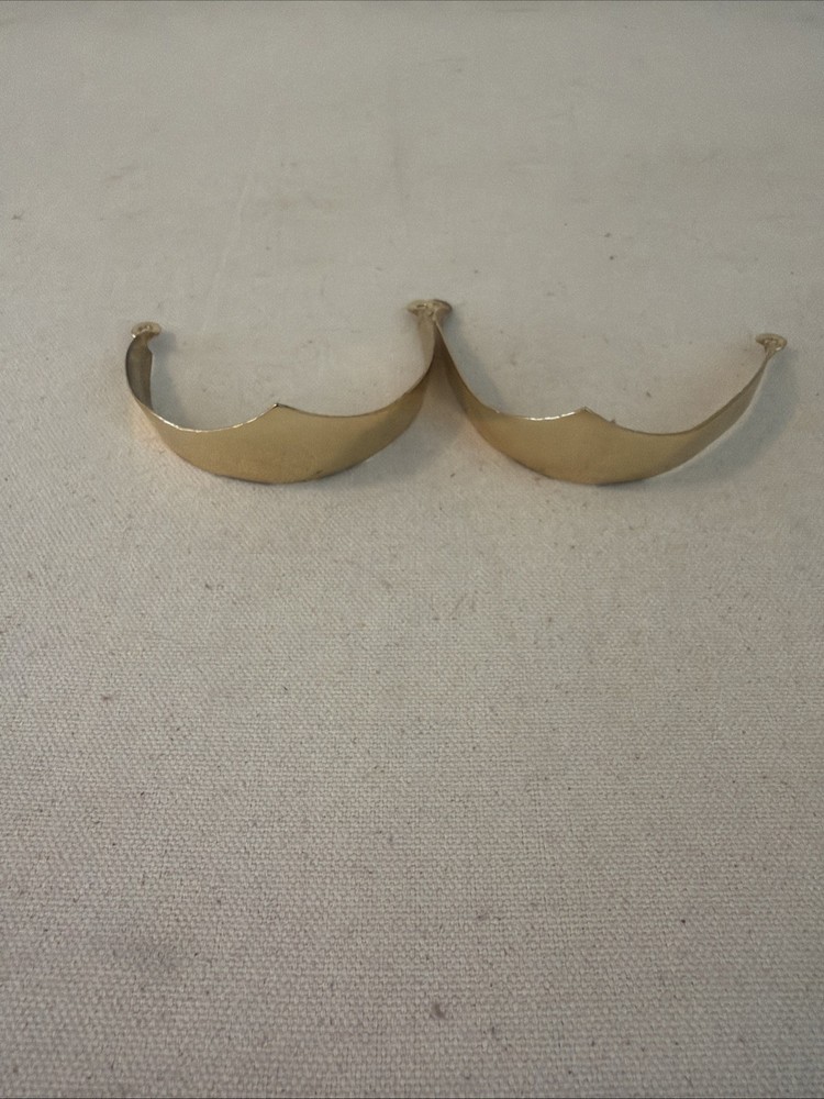 Gold Tone Solid Heel Cap NEW