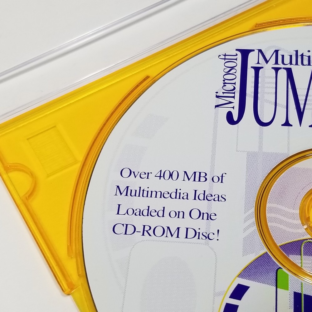 ⭐️⭐️⭐️⭐️⭐️ CD Disc Microsoft Multimedia Jumpstart Ver 1.1a