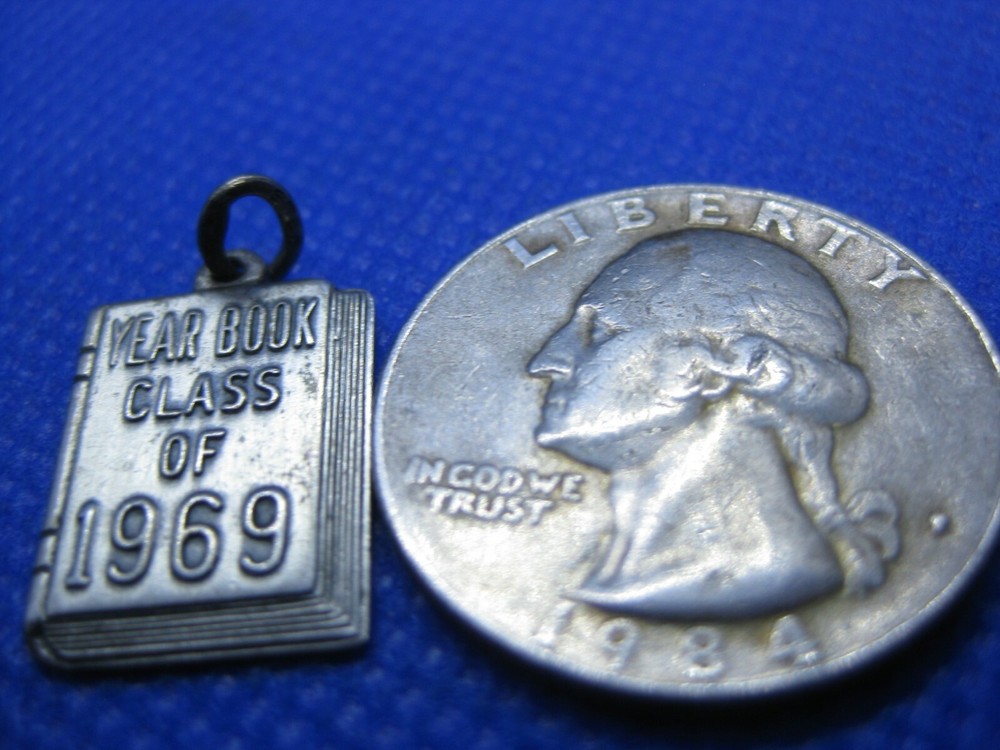 Sterling Silver Yearbook 1969 Charm