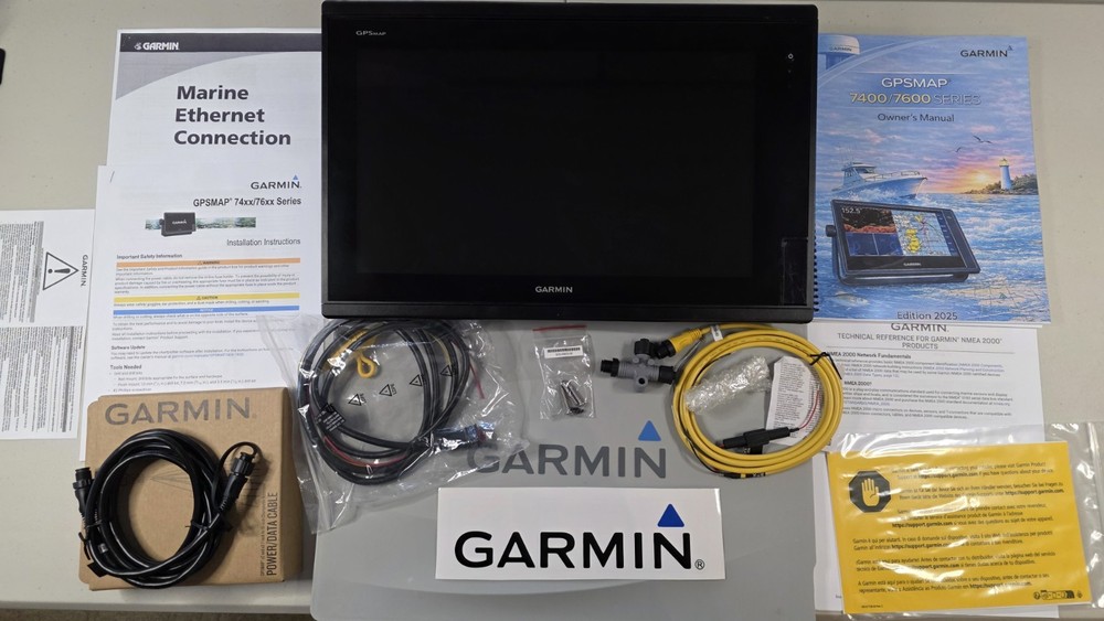 Garmin GPSMAP 7616 16" Marine Chartplotter GPS Fishfinder – Excellent Condition: