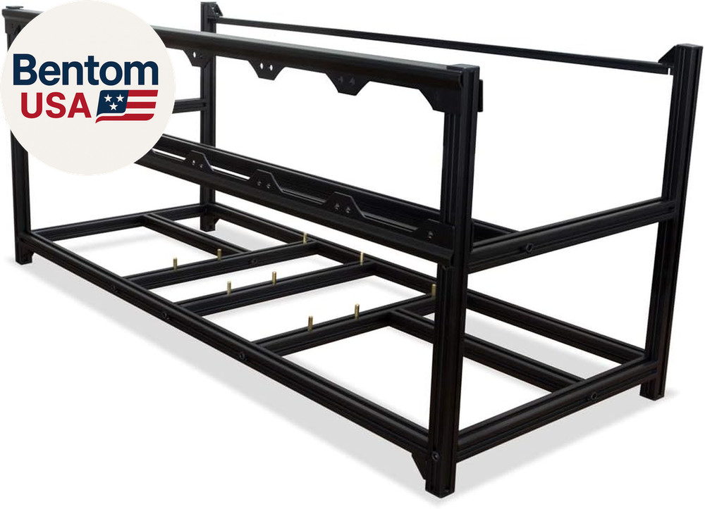 8 GPU Miner Rig Case Frame – Premium Stackable Aluminum Mining Rig Enclosure for