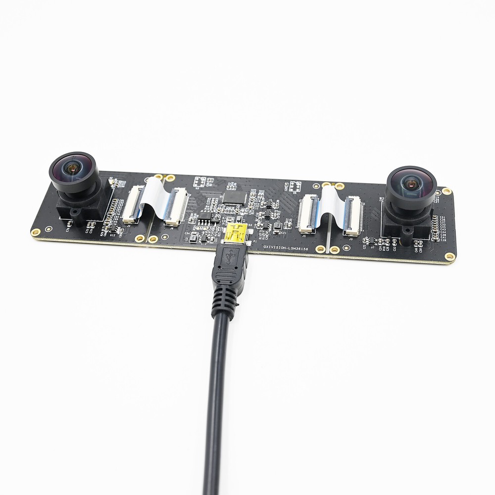 1080P USB Camera Module Dual Lens 2MP Synchronous Same Frame,Baseline Adjustable