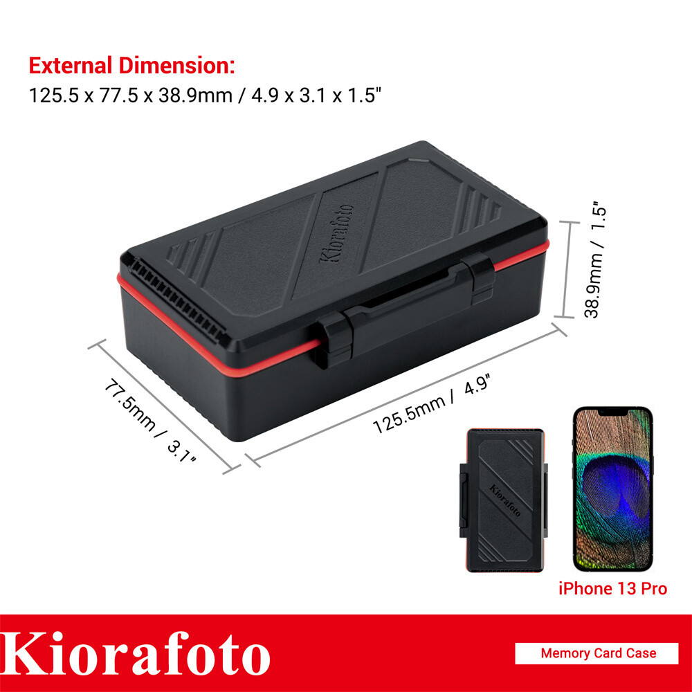 58 Slots Memory Card Case Holder Storage Organizer for Microsd MSD Micro SD TF