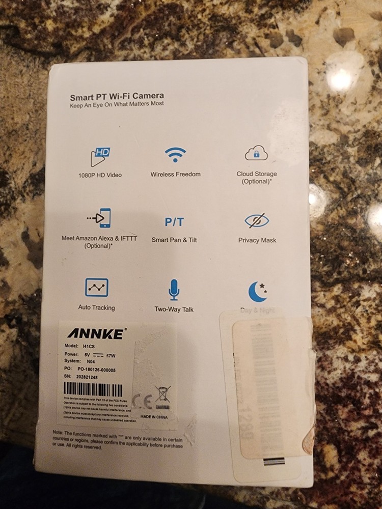 ANNKE Smart PT WIi Fi Camera 1080p