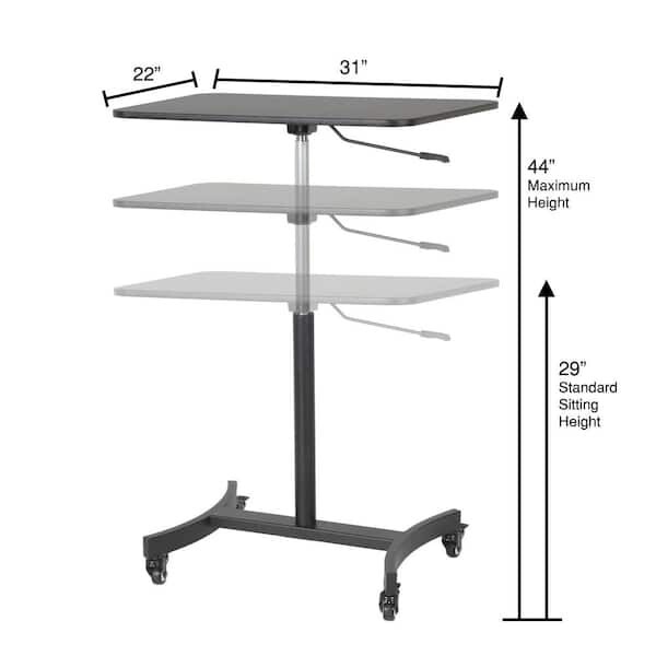 Victor Technology Mobile Adjustable Standing Desk (DC500)
