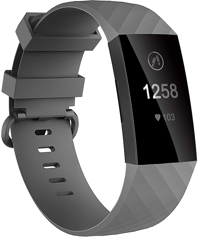 For Fitbit Charge 3 / 4 Watch Band Replacement Silicone Bracelet Wrist Strap