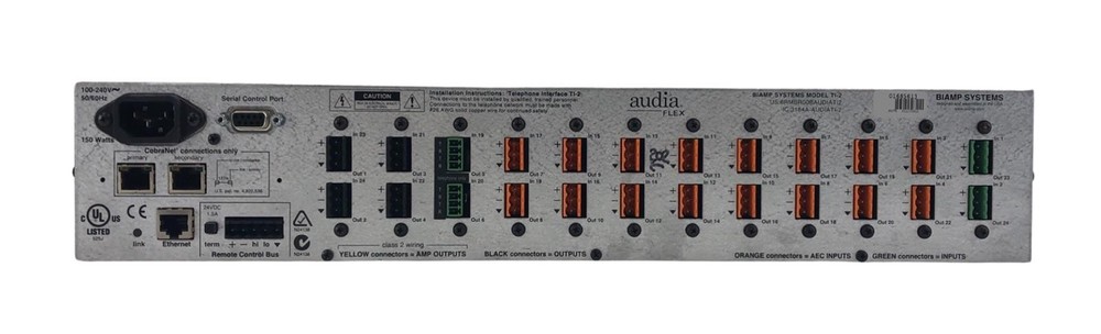 BIAMP Audia Flex TI-2 24-Input Digital Audio Processor
