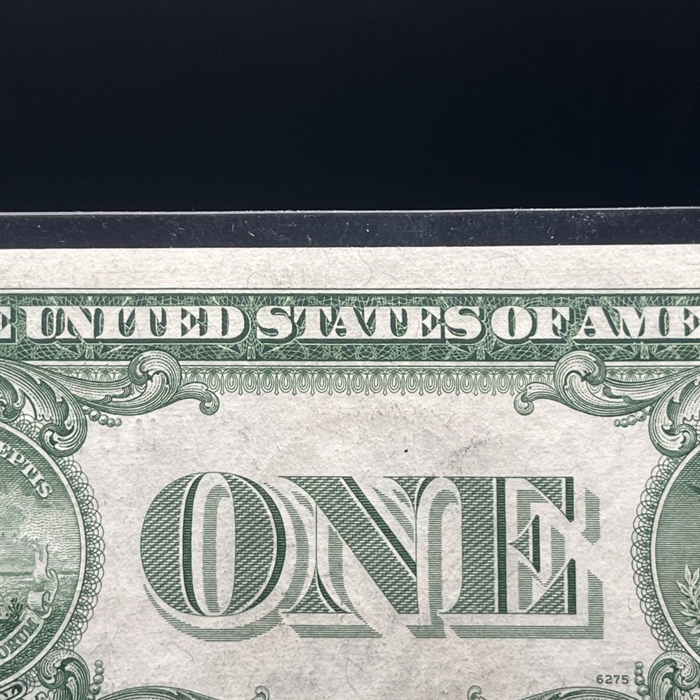 Misaligned ERROR 1935-E $1 One Dollar Silver Certificate *Crispy*