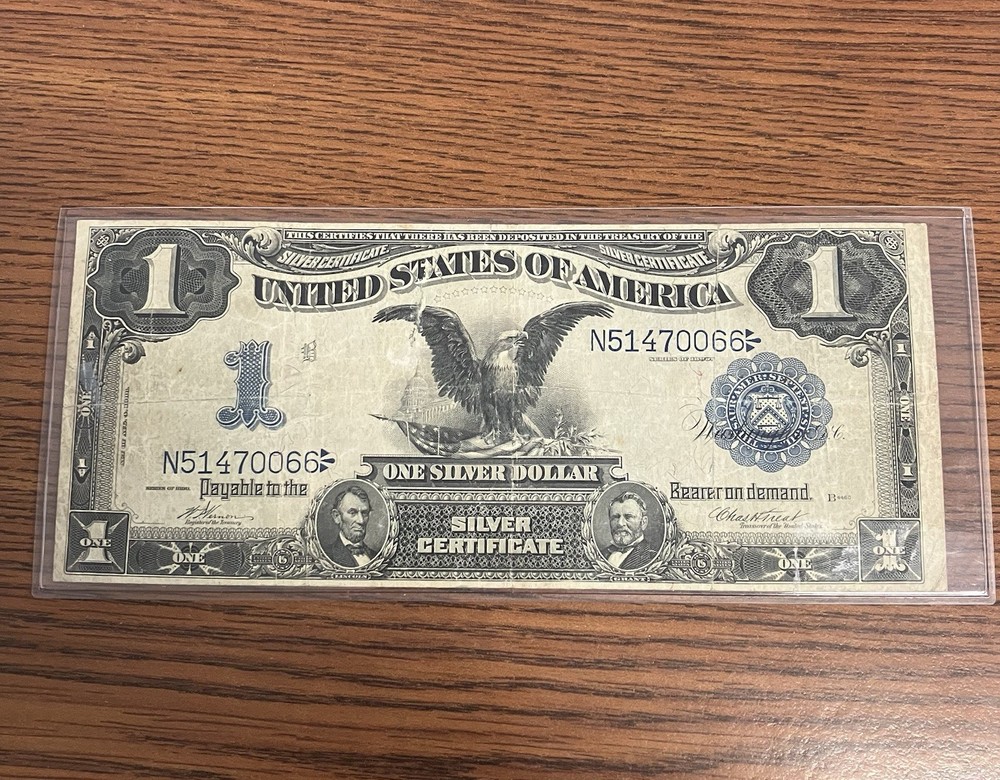 Fr.236 1899 $1 One Dollar Silver Certificate "BLACK EAGLE" Ungraded