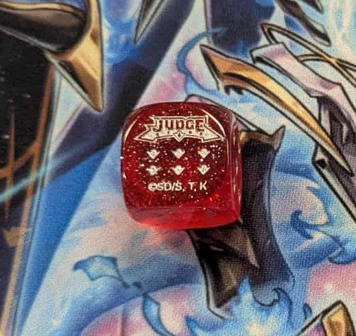 Yu-Gi-Oh! Judge Dice - Red & Silver