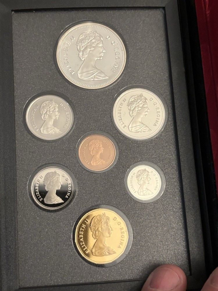 1988 CANADA PROOF SET with SILVER DOLLAR