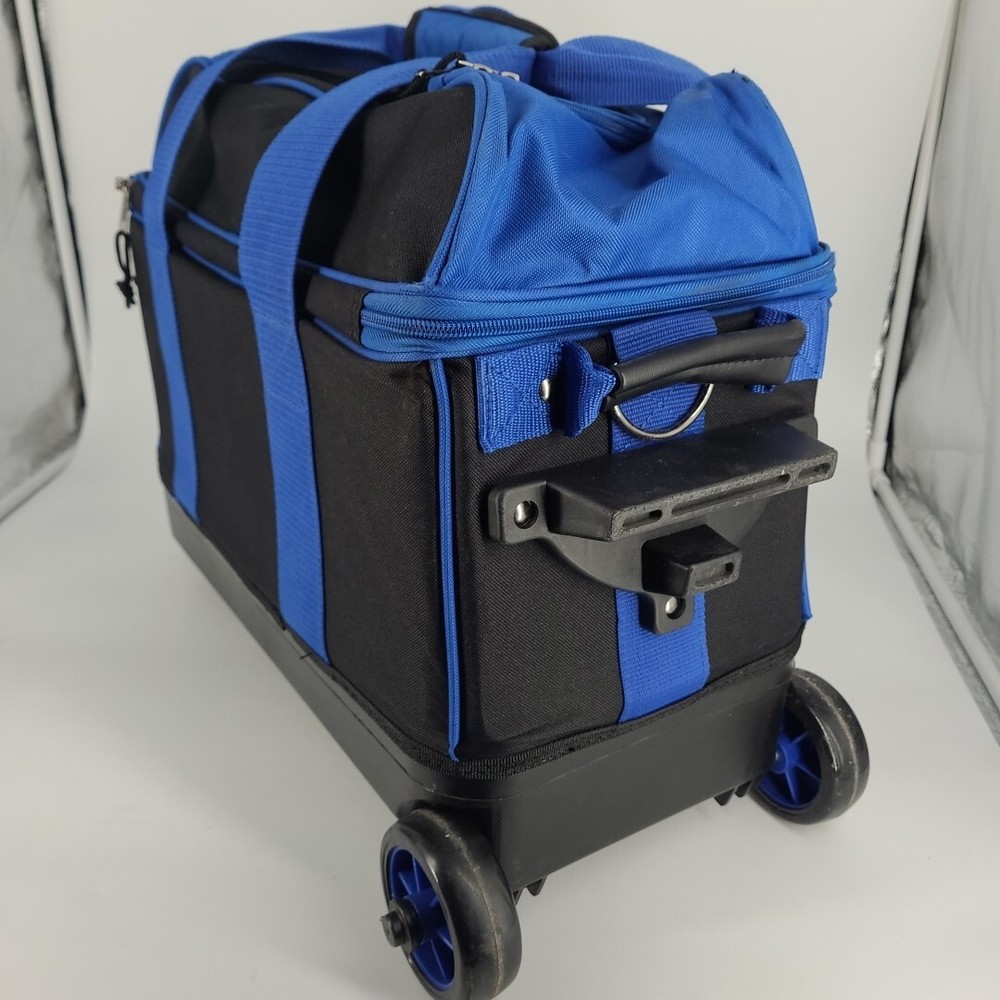 BSI Dash 2 Ball Roller Bowling Bag Blue and Black