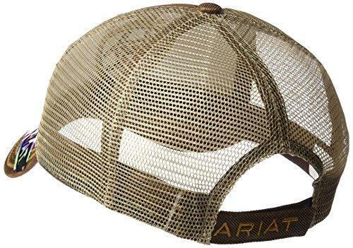 Ariat Mens Oilskin Shield Logo Mesh Back Ajustable Cap Hat