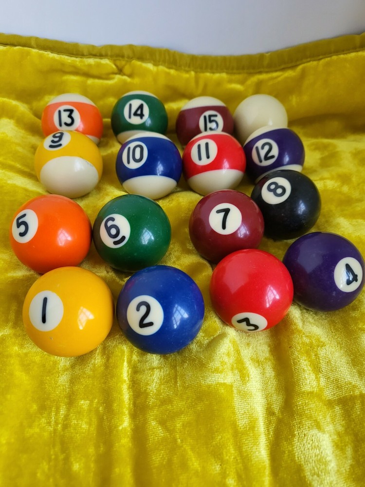 Miniature Pool Balls
