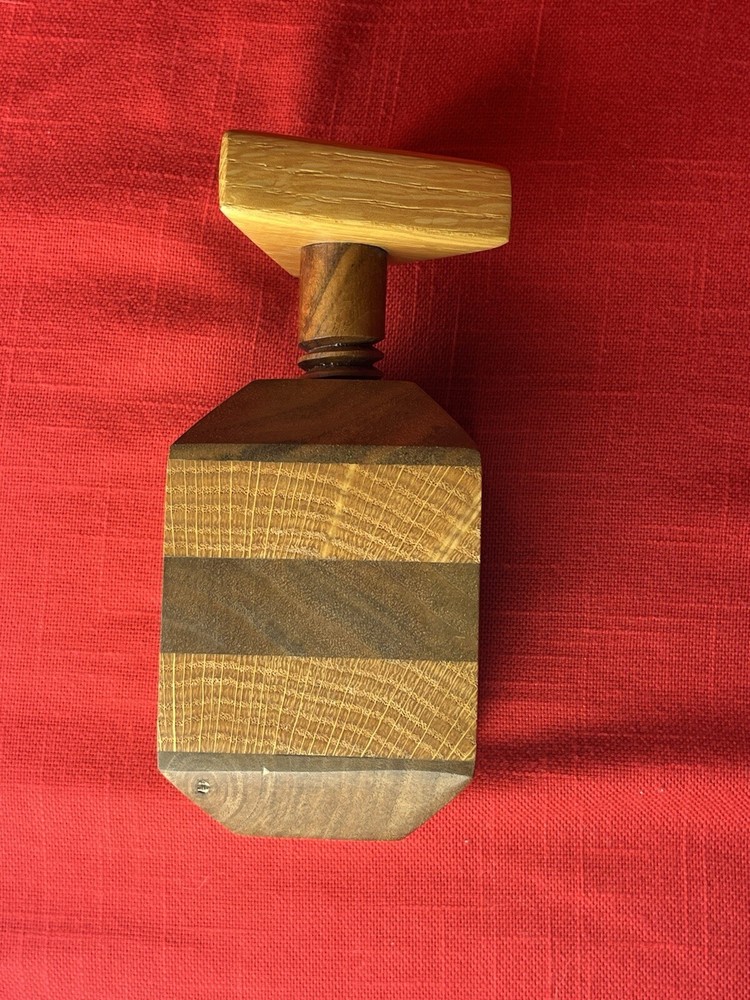 Danish MCM Mid Century Modern Teak SOLID WOOD Twist Screw Nutcracker Tool