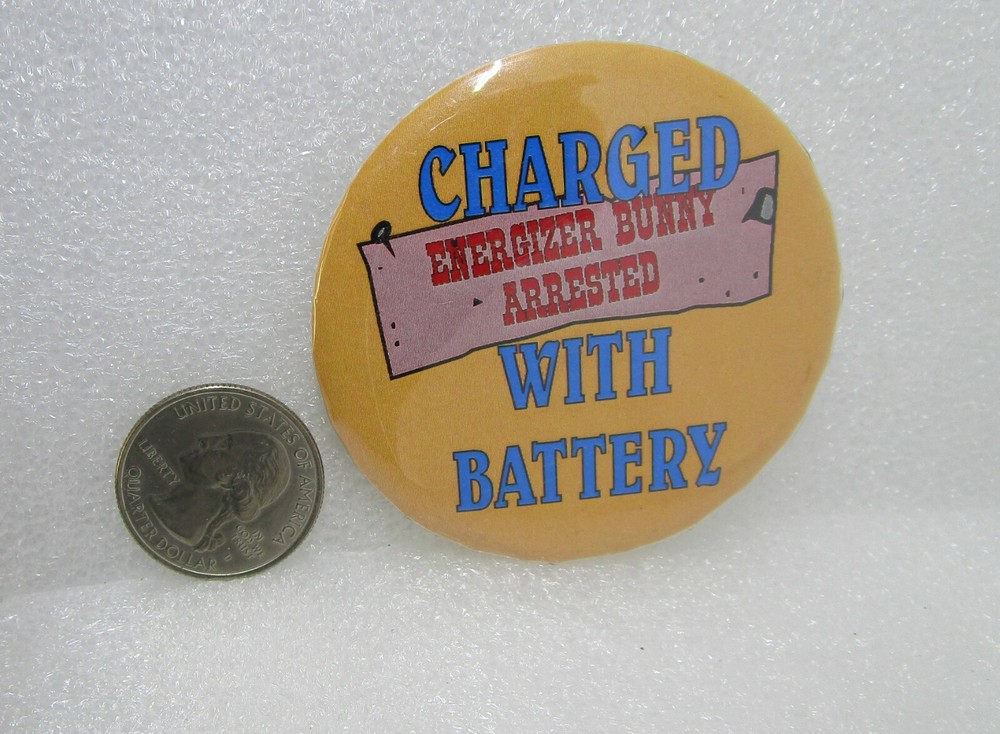 Energizer Bunny Arrested Charged With Battery Button Pin
