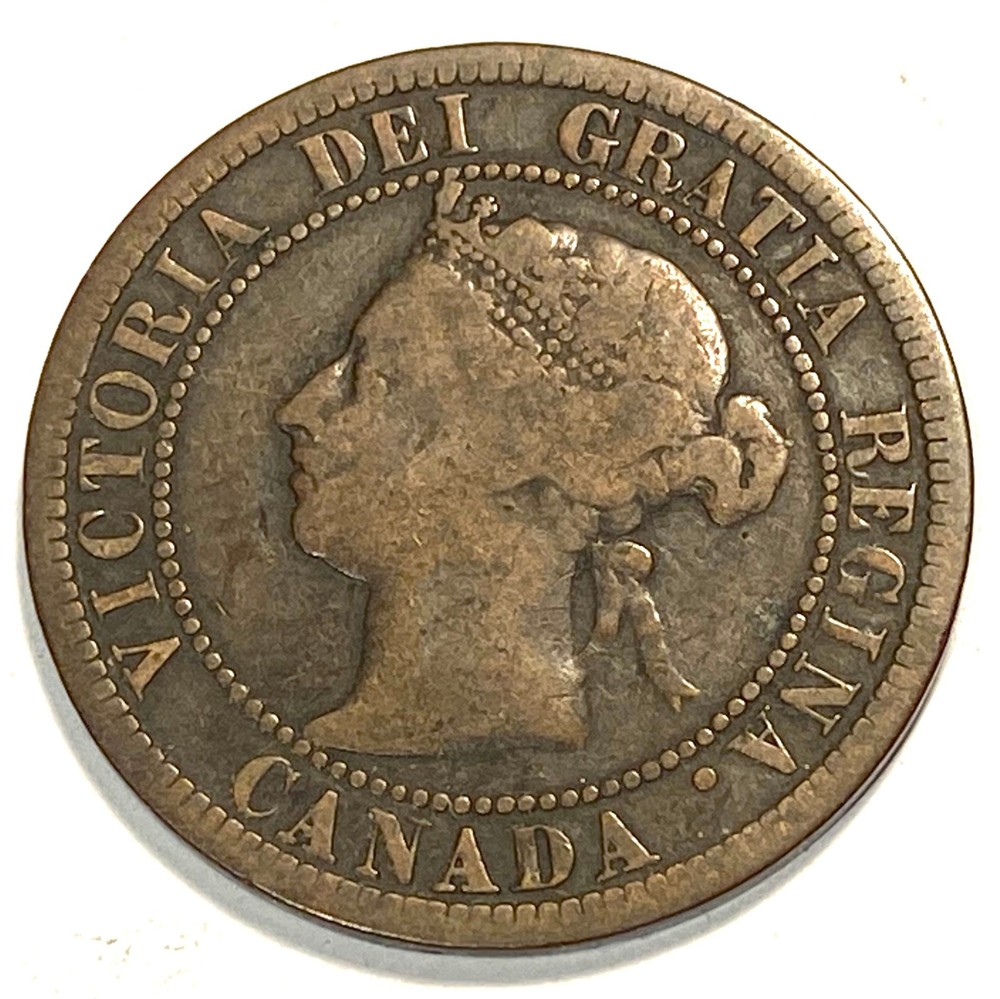 1882 H Canada Large Cent Higher Grade #8