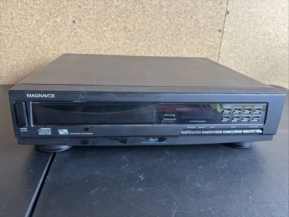 Magnavox Vintage AK630 CD Player - UNTESTED