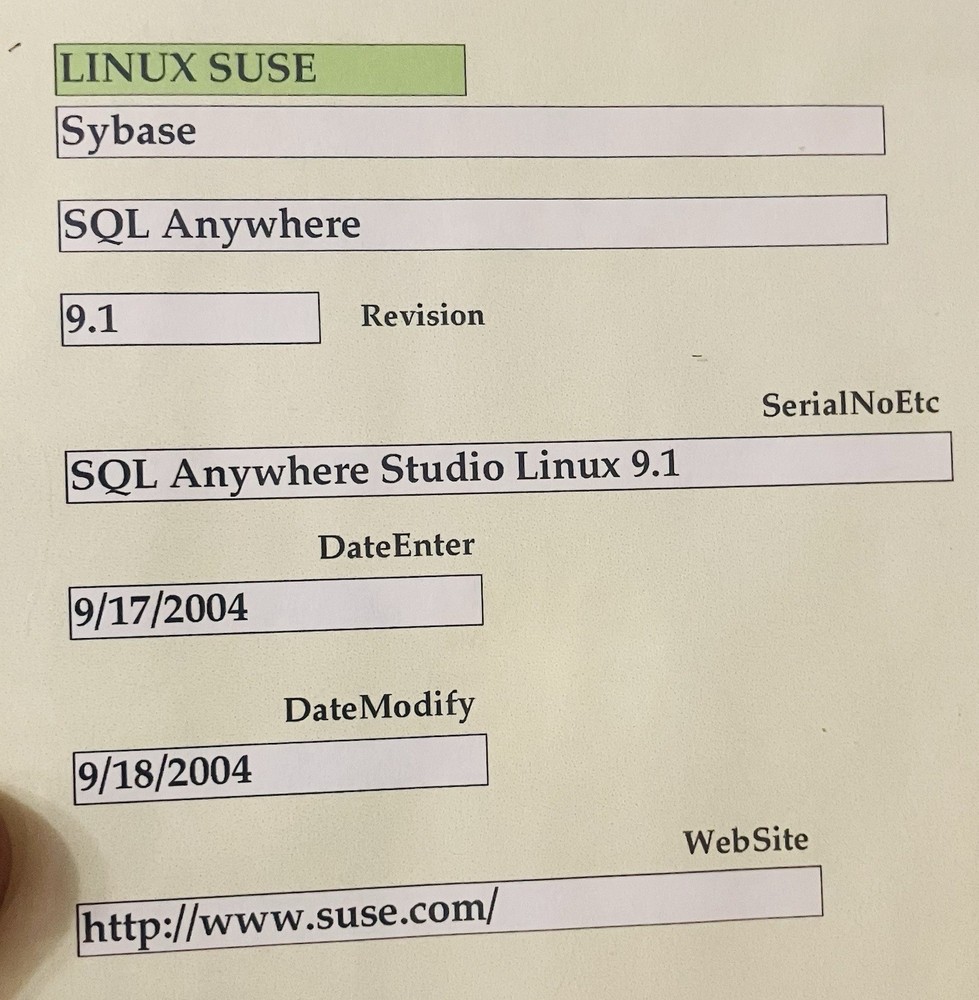 SQL Anywhere Studio Linux v9.0 Developer Edition (2004) Sybase CD Excellent Rare