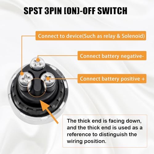 Push Start Ignition Switch 12V DC,Start Engine Button Stater (ON) Red