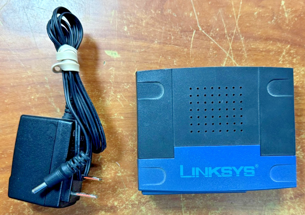 Cisco Linksys EZXS55W EtherFast 10/100 5-Port Workgroup Switch TESTED