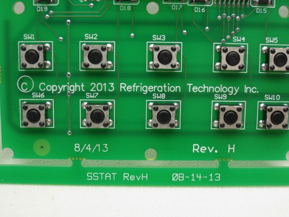Refrigeration Technology Super Stat 2000 Board W110DH452A RTI NEW