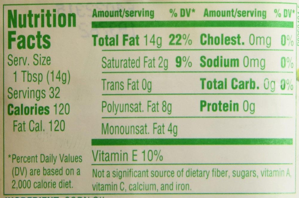 Corn Oil - 16 Oz
