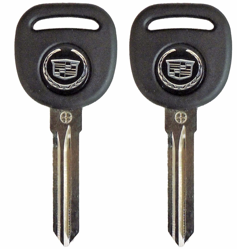 2 Chip Keys for Cadillac Circle Plus with logo