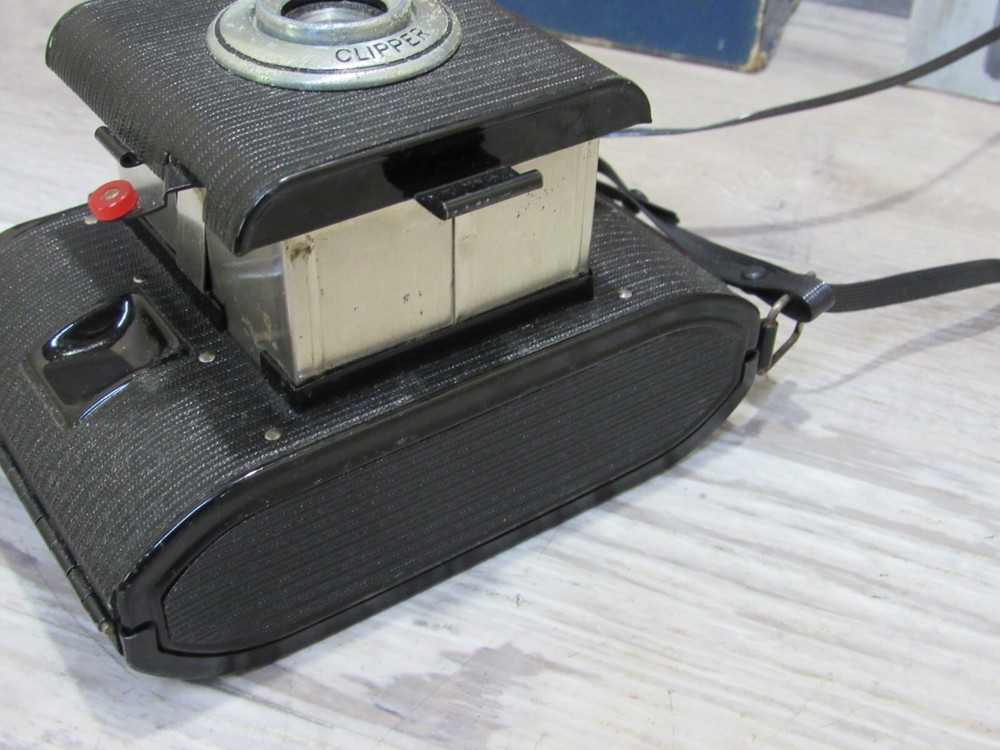 VINTAGE ANSCO Clipper CAMERA clean Good Shape With Box #xw