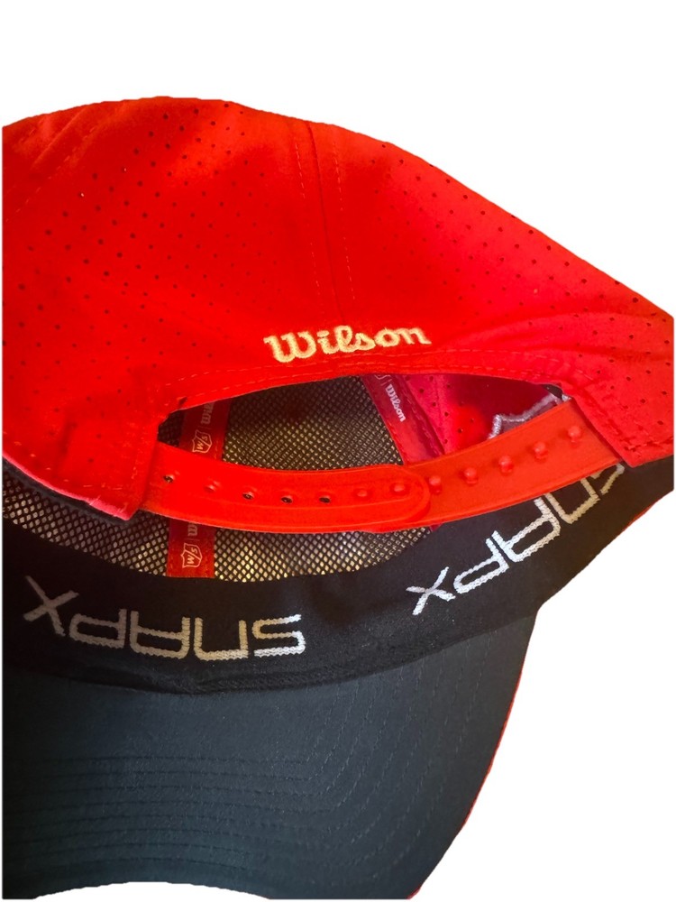 Wilson Pro Golf Hat Adjustable Snapback Red