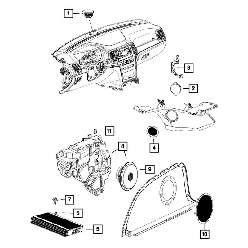 Jeep 68248754AE Radio Amplifier