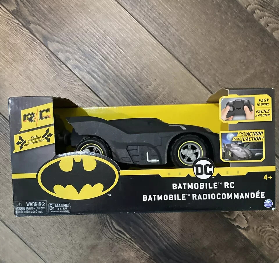 Batman Rc Batmobile Remote Control Car Complete By Spinmaster DC Toy Fast Ship