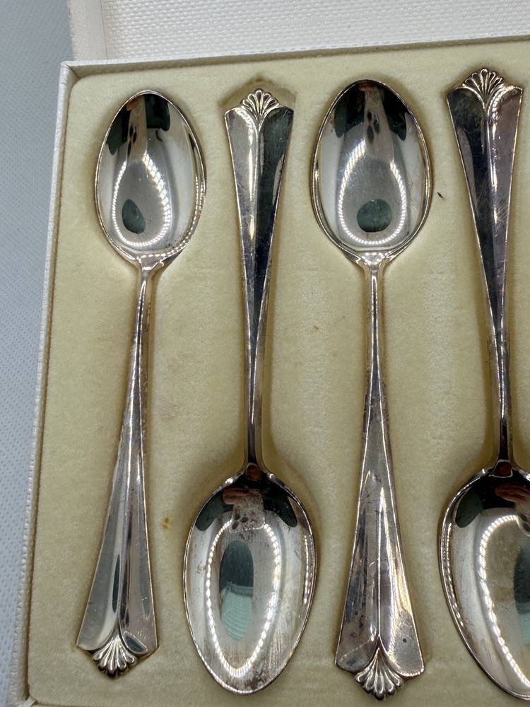 6 Norwegian 830 Silver Spoons David Anderson DA