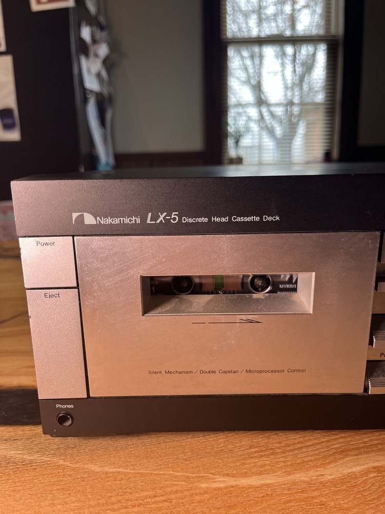 Nakamichi LX-5 Discrete Head Cassette Deck (See Description)